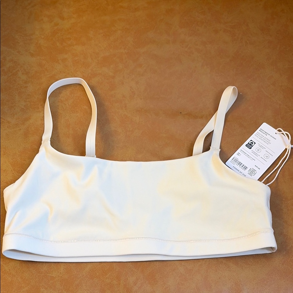 Soft Scoop Bralette in Cream